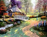 Thomas Kinkade Friendship Cottage painting